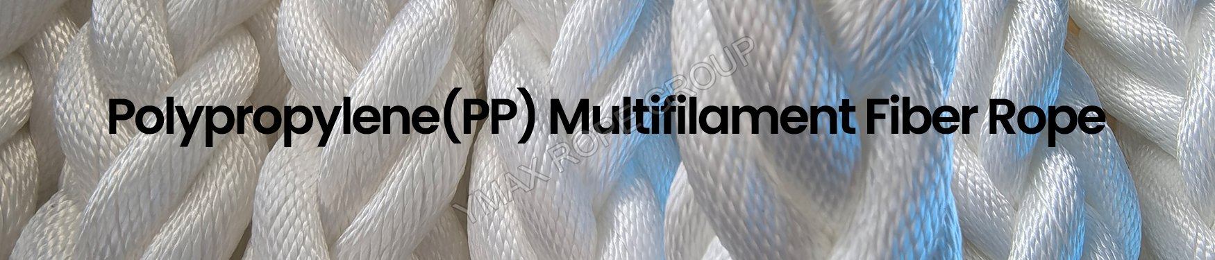 Polyproplone Polypropylene(PP) Fiber Rope Waterproof & Economical Rope for Docking