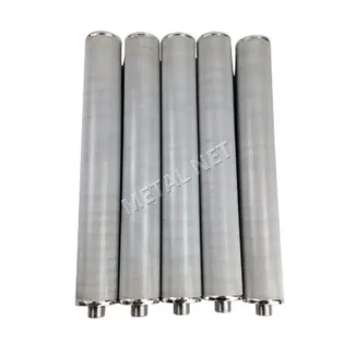 Élément filtrant fritté en acier inoxydable