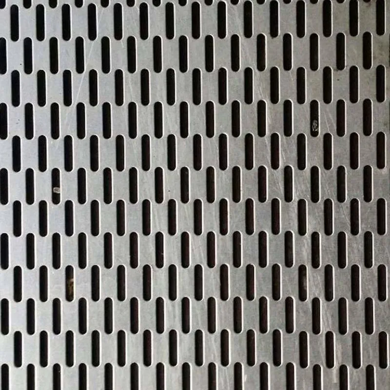 Perforierte Metallscheibe aus Edelstahl