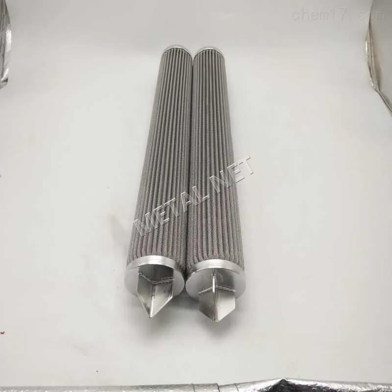 Elemento plisado inoxidable