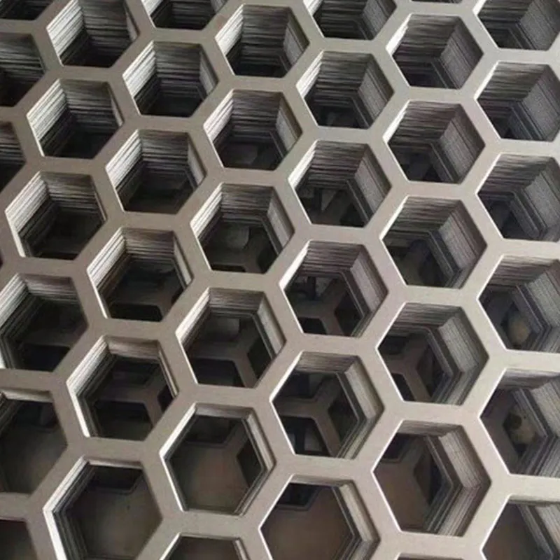 Perforierte Metallscheibe aus Edelstahl