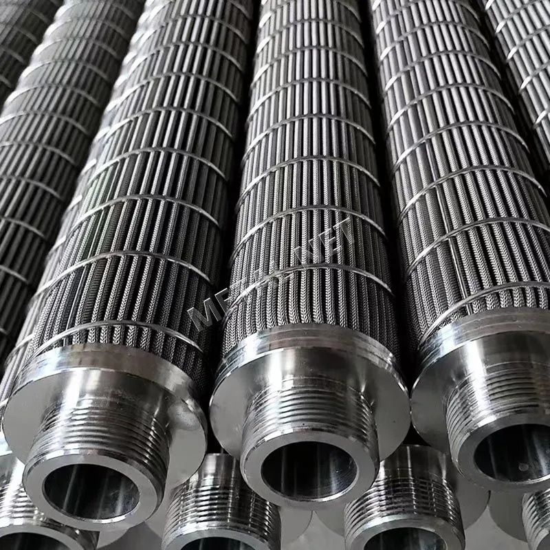 Faltenfilterelement aus Metallfasern