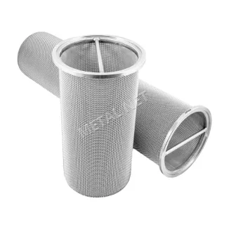 Élément filtrant à mailles frittées multicouches