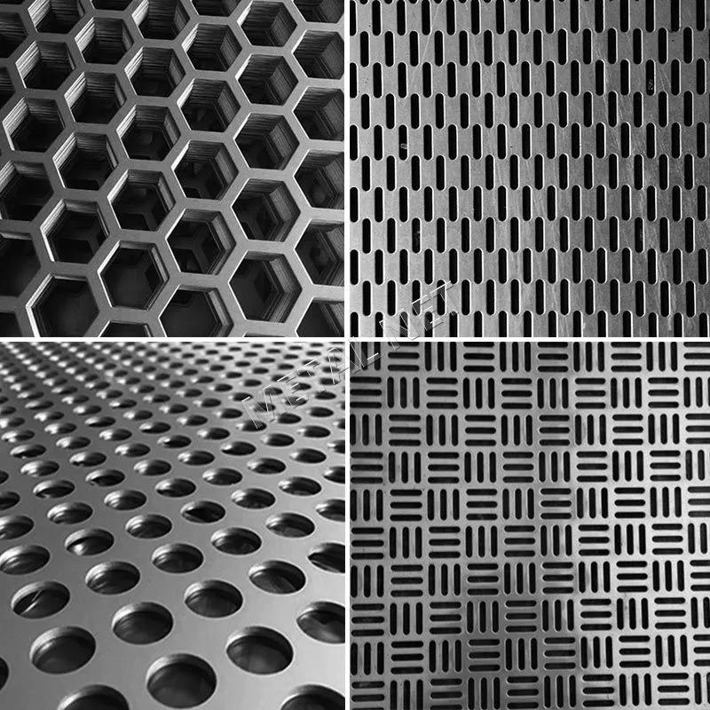 Perforierte Metallscheibe aus Edelstahl
