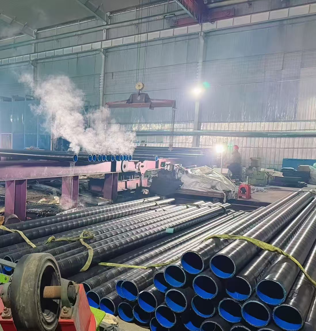 Custom 3PE Triple-Layer Coated Mild Steel Pipe - API/BS Standard ...