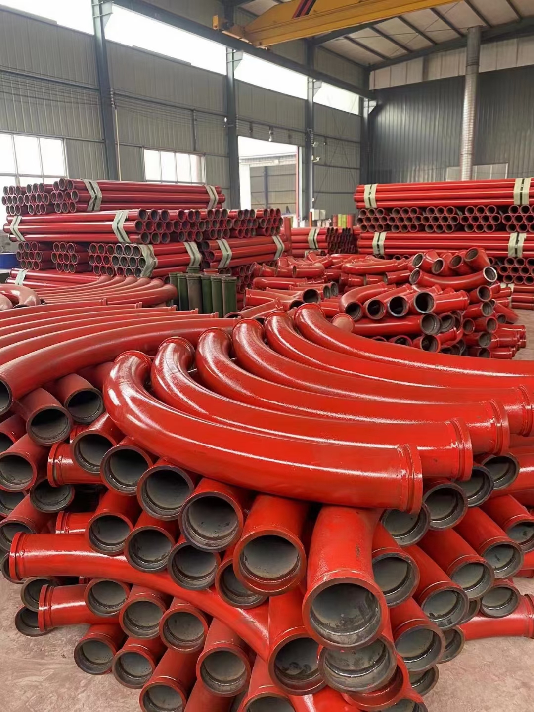 High-Quality DN125 Stainless Steel Concrete Pump Elbow for Construction ...