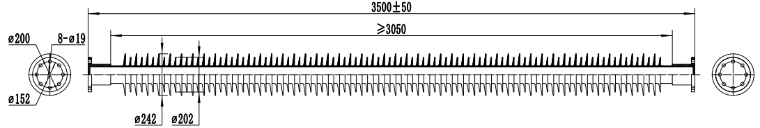 400kV Polymer Station Post Insulator