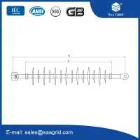 Long Rod  Suspension Tension Composite Insulator