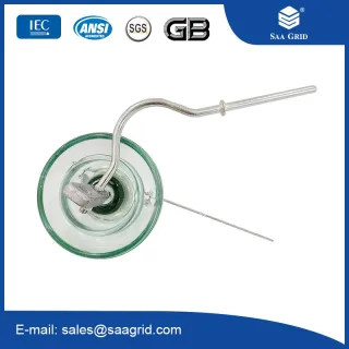 AC Glass Insulator for Ground-wires