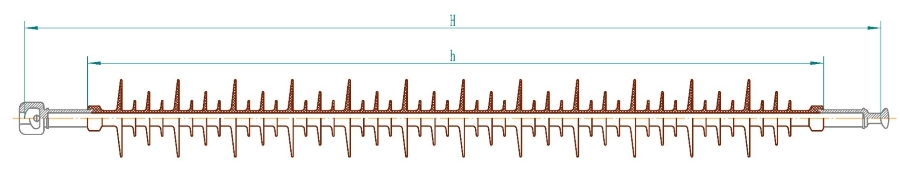 750kV Polymer Suspension Insulator