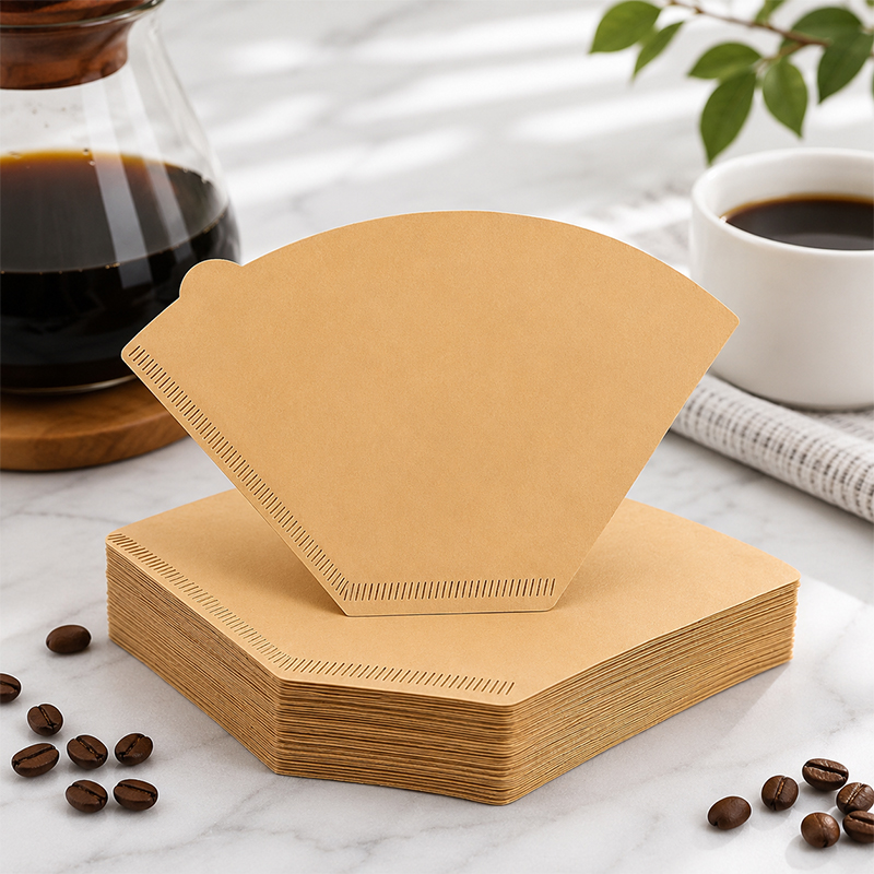 Paper Fsn Shape Fan-shaped Coffer Filter Paper