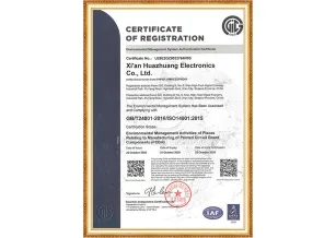 ISO 14001 Tây An Huazhuang