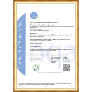 IATF 16949 Guangdong Huazhuang (Planta Taoyuan)