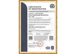 ISO 9001 Tây An Huazhuang