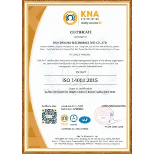 ISO 14001-Huazhuang Vietnam