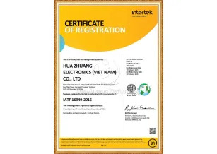 IATF 16949-Huazhuang Việt Nam