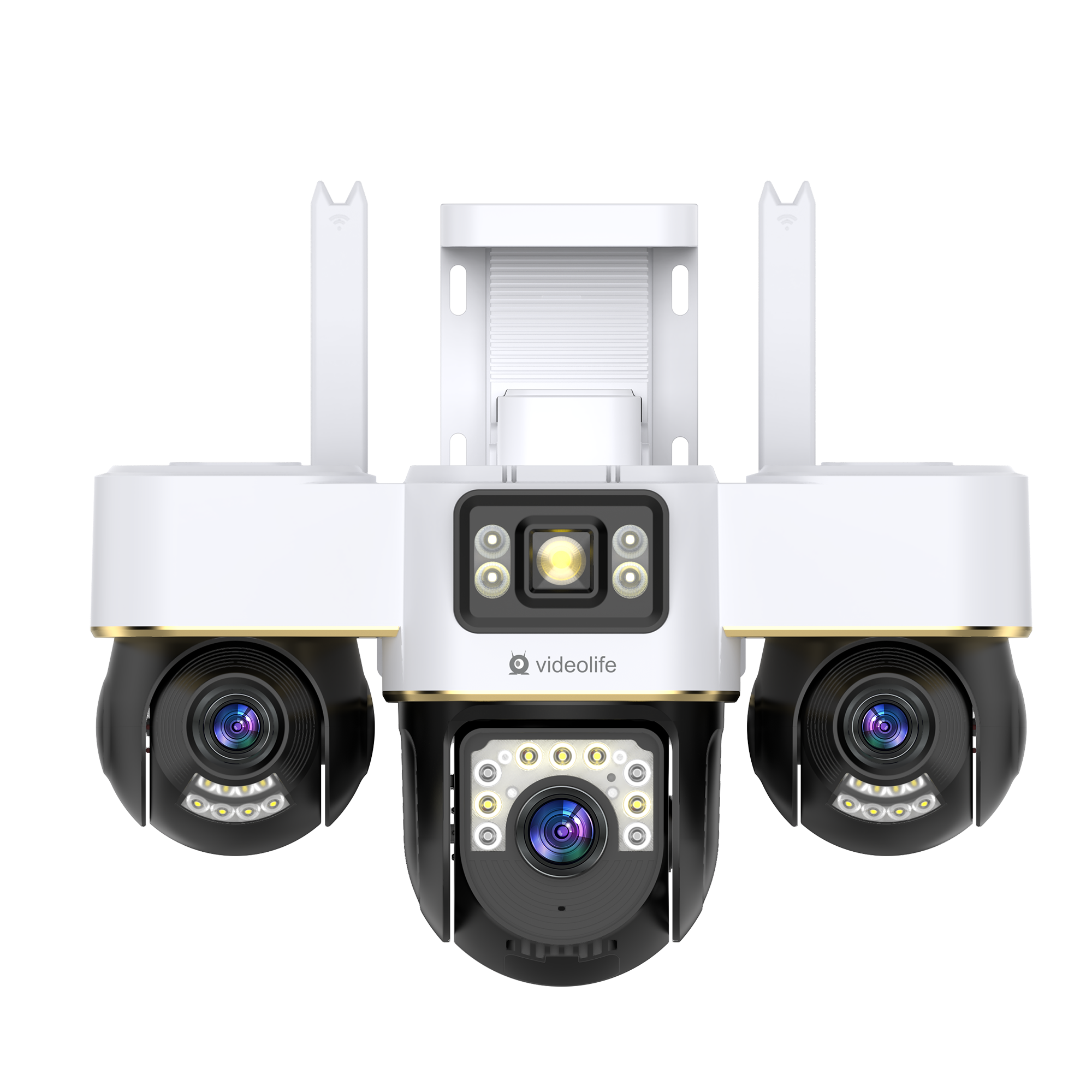 6MP 4G/WiFi Dual-Light Triple-Lens Camera (Triple PTZ)