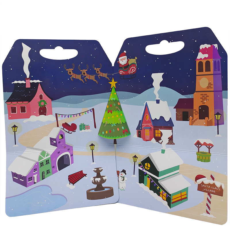Gioco delle stagioni pop-up Finlandia in inverno