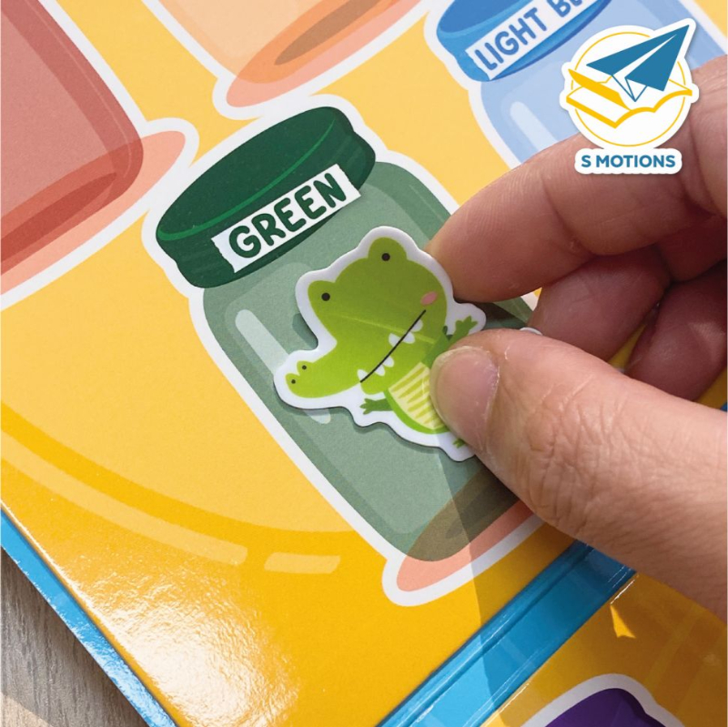 Set di libri di attività con numero/ora