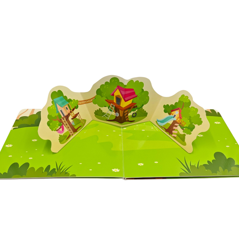 Gioco di storie pop-up: la grande casa sull'albero
