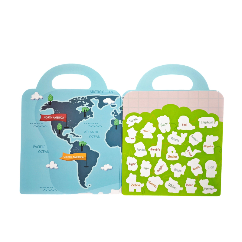 World Map Sticker Set