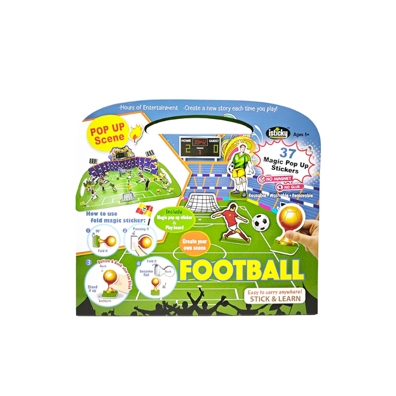 Set di adesivi pop-up per il calcio