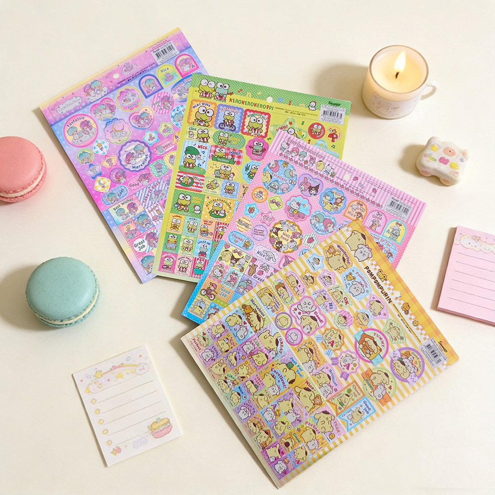 Adesivi di carta olografica Sanrio