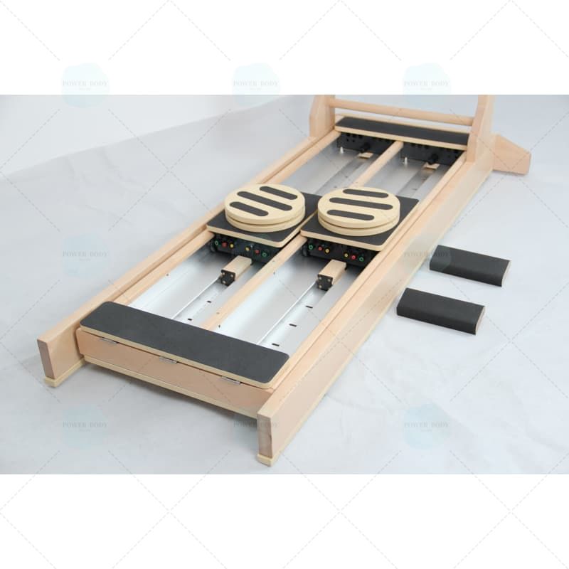 Core Pilates Reformer Double Track Wood Two Way Sliding Ladder Bed