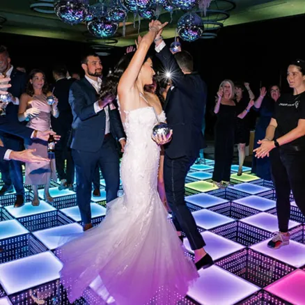 LED Infinity Mirror Dance Floor Tile RGB 3D Effect for Party & Event