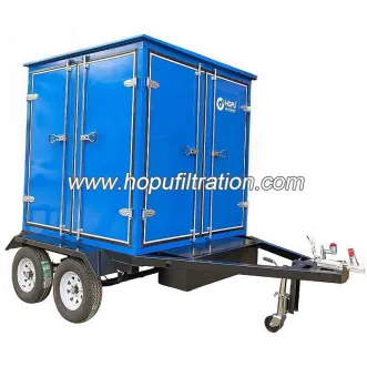 Purificateur d'huile de transformateur sous vide pour remorque Mobile, Filtration d'huile d'isolation, système de Purification d'huile diélectrique