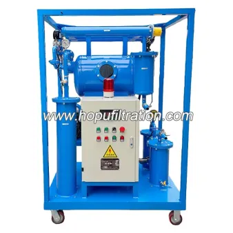 Unit Penapisan Minyak Transformer Vakum Satu Peringkat, Penulen Minyak Penebat