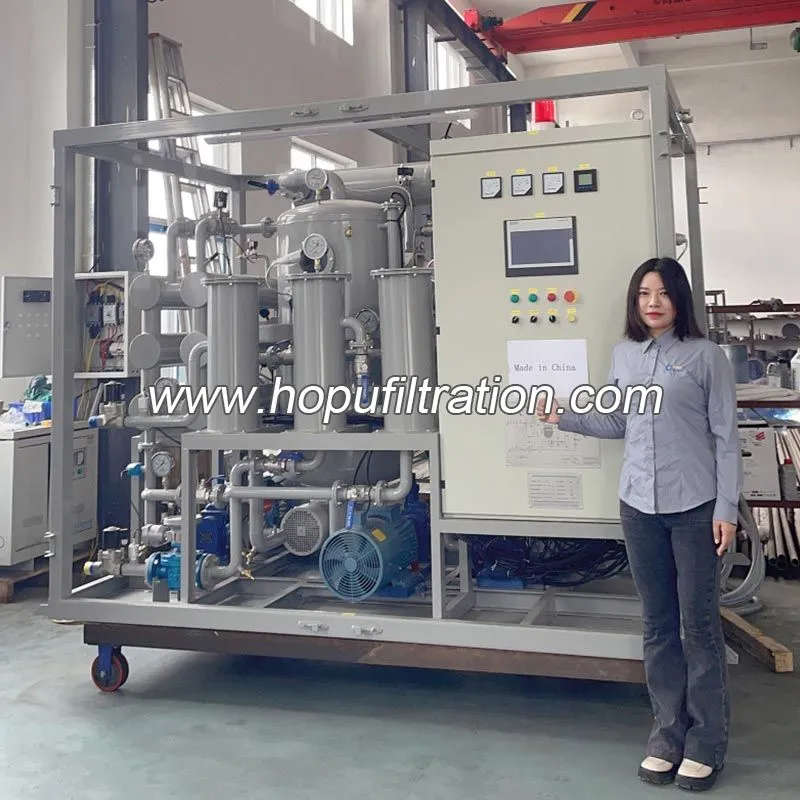 Machine de filtration d'huile de transformateur sous vide à haute tension, usine de traitement d'huile d'isolation utilisée