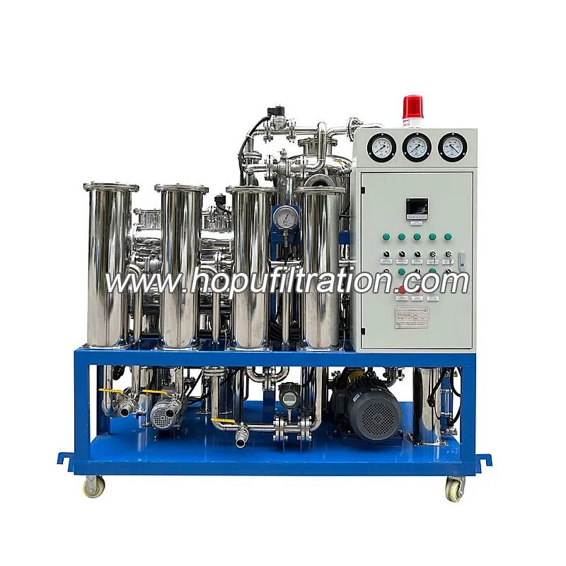 Machine de purification UCO, purificateur d'huile de cuisson usagée et équipement de nettoyage