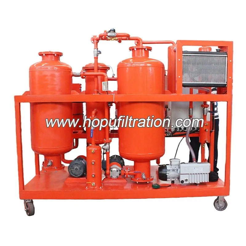 Machine de régénération et de filtration d'huile hydraulique, filtre magnétique installé