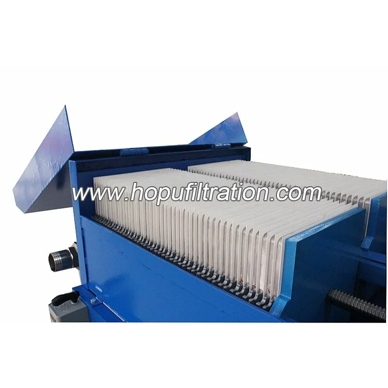 Purificateur d’huile à cadre de plaques portable, machine de filtration d’huile à petite presse
