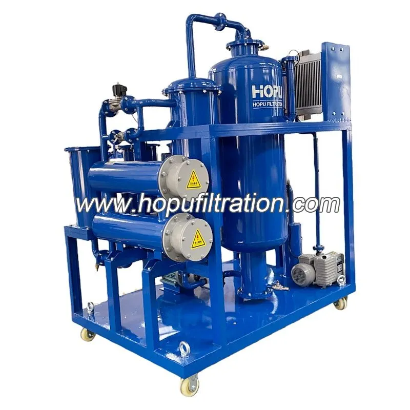 Purificateur d'huile hydraulique sous vide, usine de purification d'huile pour machine de moulage par injection