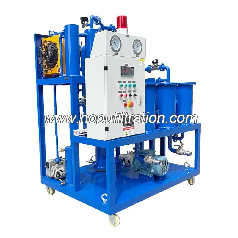 Purificateur d'huile hydraulique sous vide, usine de purification d'huile pour machine de moulage par injection
