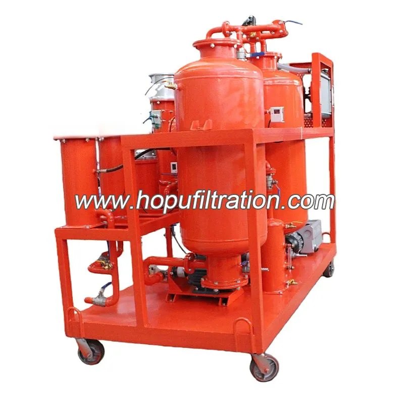 Machine de régénération et de filtration d'huile hydraulique, filtre magnétique installé