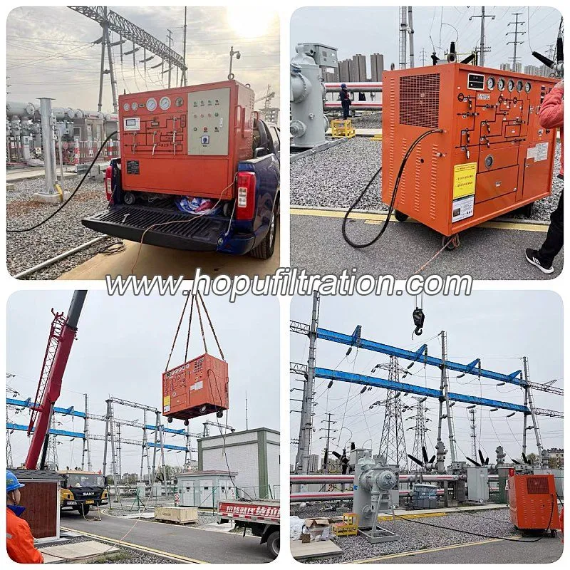 Mesin Pembersihan, Kitar Semula dan Pengisian Semula Gas SF6