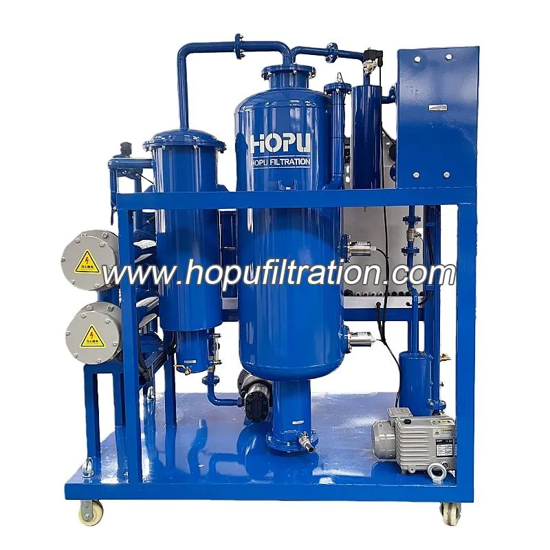 Purificateur d'huile hydraulique sous vide, usine de purification d'huile pour machine de moulage par injection