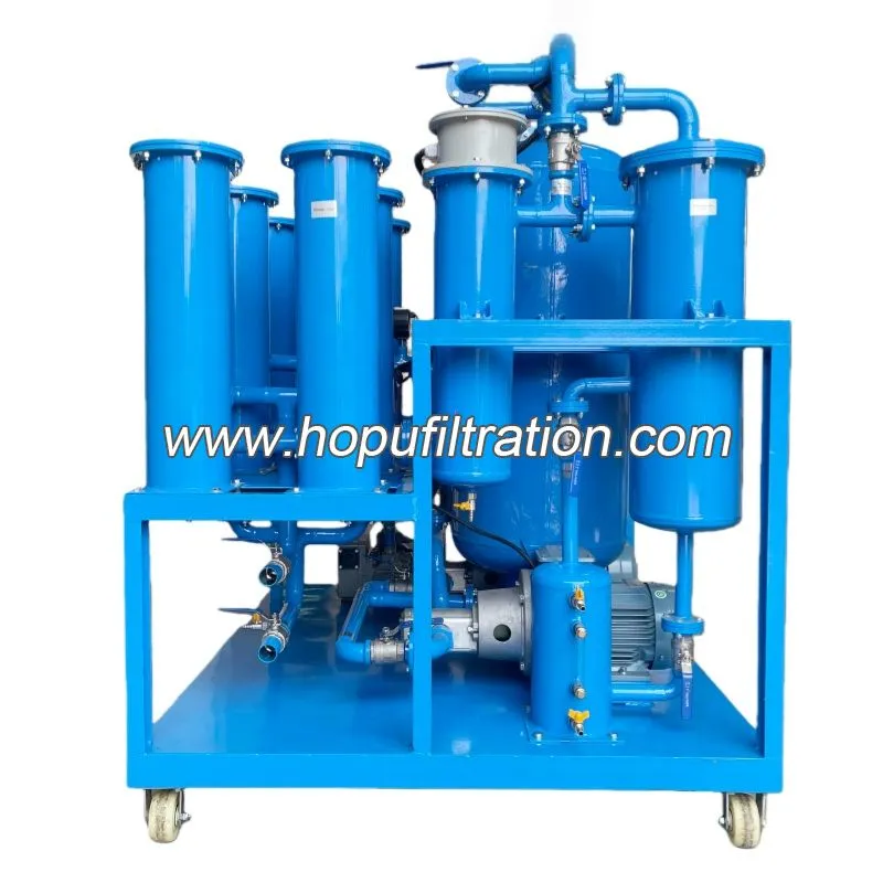 Machine de purification d'huile hydraulique avec système de double filtration de rechange