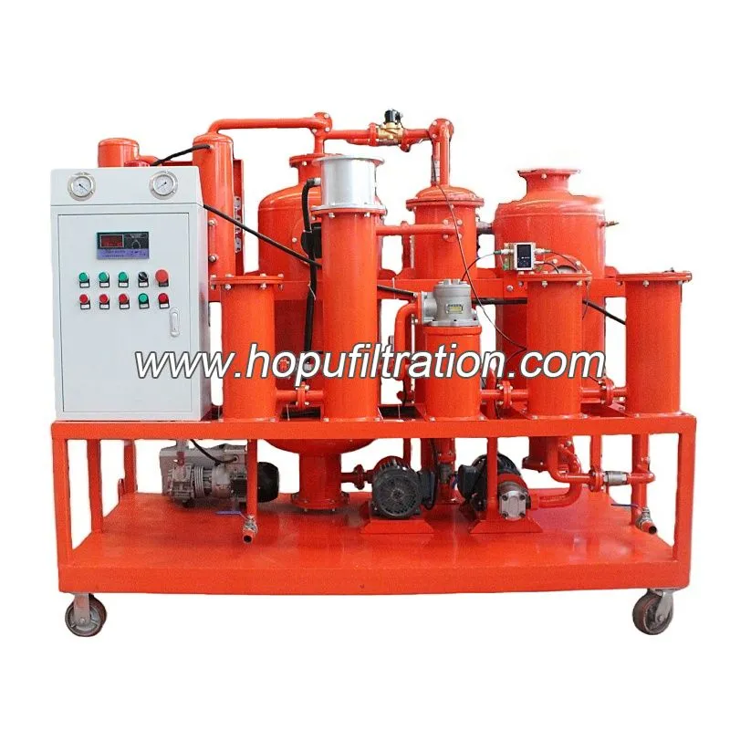 Machine de régénération et de filtration d'huile hydraulique, filtre magnétique installé