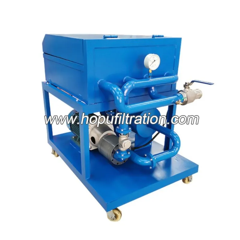 Purificateur d’huile à cadre de plaques portable, machine de filtration d’huile à petite presse