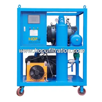 Sistem Pemindahan Vakum Transformer, Pam Vakum Dua Peringkat dengan Meter Vakum Leybold