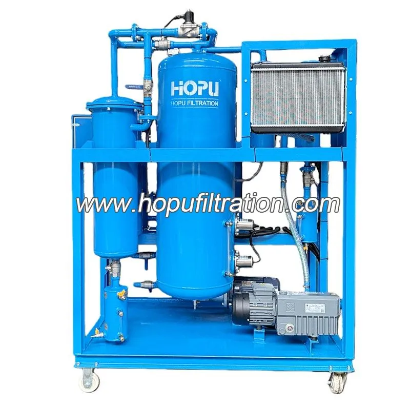 Équipement de déshydratation et de filtration d'huile lubrifiante d'occasion