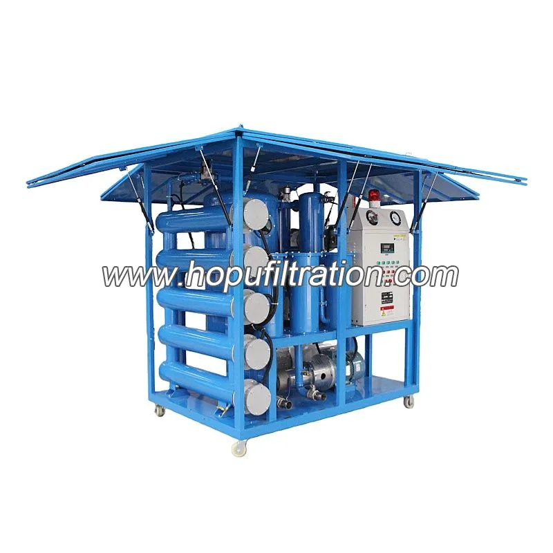 Unit Penapisan Minyak Transformer Sokongan Pneumatik