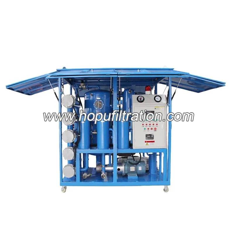 Unit Penapisan Minyak Transformer Sokongan Pneumatik