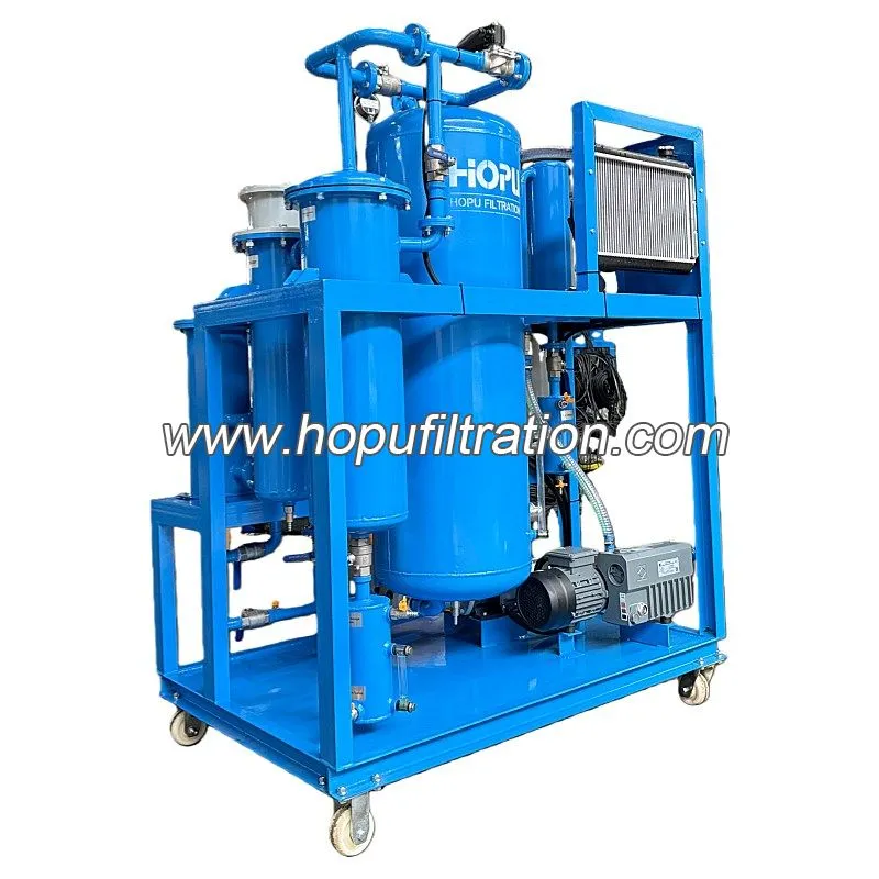Équipement de déshydratation et de filtration d'huile lubrifiante d'occasion