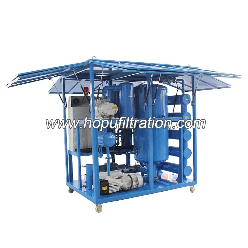 Unit Penapisan Minyak Transformer Sokongan Pneumatik