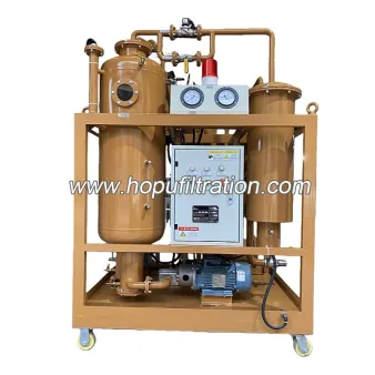 Purificateur d'huile de turbine à vide, usine de purification d'huile de compresseur d'émulsion